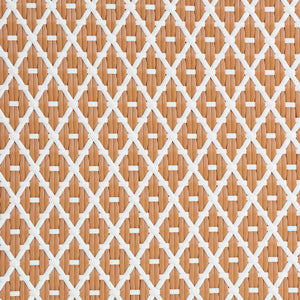 Baxton Studio Bali Mattie Rattan Round Bistro Table — Handwoven Coastal Cafe Accent, Compact Indoor/Patio Dining Natural Brown/Beige/White Mattie-Rattan-Beige/White-DT