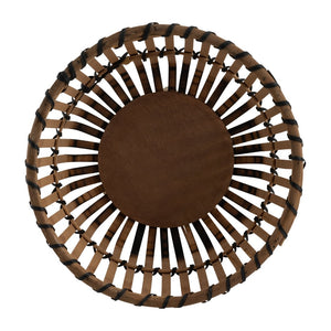 English Elm S/3 Bamboo Footed Planter Set Graduated Sizes Organic Indoor Outdoor Decor B079106813