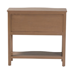 Baxton Studio Bali & Pari Kelila Java Hardwood Console Table with Two Drawers for Entryway or Hallway Kelila-Antq Brown-Wooden-2DRW-Console Table