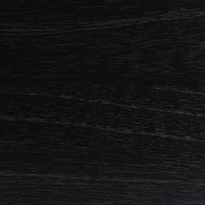 Baxton Studio Bali & Pari Keshet Solid Wood Fluted Cabinet Fully Assembled Accent for Entryway Keshet-Black-Wooden-2DR-Cabinet