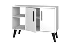 Manhattan Comfort Amsterdam Mid-Century Modern Sideboard White 147AMC205