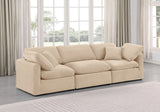 Indulge Beige Velvet Modular Sofa 147Beige-S105 Meridian Furniture