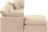 Indulge Beige Velvet Modular Sectional 147Beige-Sec4A Meridian Furniture