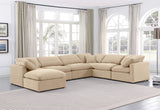 Indulge Beige Velvet Modular Sectional 147Beige-Sec7A Meridian Furniture