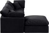 Indulge Black Velvet Modular Sectional 147Black-Sec4A Meridian Furniture