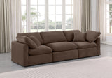 Indulge Brown Velvet Modular Sofa 147Brown-S105 Meridian Furniture