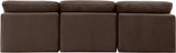 Indulge Brown Velvet Modular Sofa 147Brown-S3 Meridian Furniture