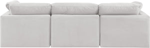 Indulge Cream Velvet Modular Sofa 147Cream-S105 Meridian Furniture