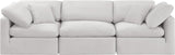 Indulge Cream Velvet Modular Sofa 147Cream-S105 Meridian Furniture