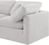 Indulge Cream Velvet Modular Sofa 147Cream-S105 Meridian Furniture