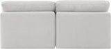 Indulge Cream Velvet Modular Sofa 147Cream-S2 Meridian Furniture