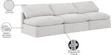 Indulge Cream Velvet Modular Sofa 147Cream-S3 Meridian Furniture