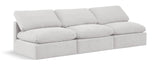 Indulge Cream Velvet Modular Sofa 147Cream-S3 Meridian Furniture