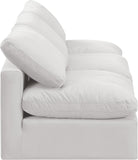 Indulge Cream Velvet Modular Sofa 147Cream-S3 Meridian Furniture