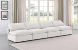 Indulge Cream Velvet Modular Sofa 147Cream-S4 Meridian Furniture