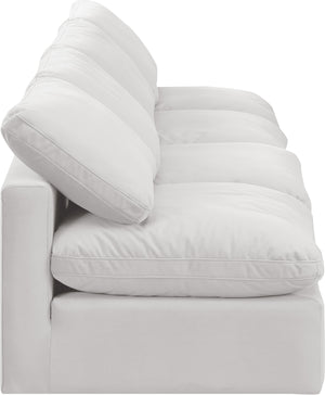 Indulge Cream Velvet Modular Sofa 147Cream-S4 Meridian Furniture