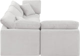 Indulge Cream Velvet Modular Sectional 147Cream-Sec4B Meridian Furniture