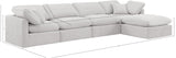 Indulge Cream Velvet Modular Sectional 147Cream-Sec5A Meridian Furniture