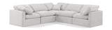 Indulge Cream Velvet Modular Sectional 147Cream-Sec5C Meridian Furniture