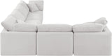 Indulge Cream Velvet Modular Sectional 147Cream-Sec6A Meridian Furniture