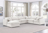 Indulge Cream Velvet Modular Sectional 147Cream-Sec7A Meridian Furniture