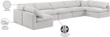 Indulge Cream Velvet Modular Sectional 147Cream-Sec7B Meridian Furniture