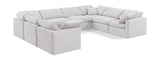 Indulge Cream Velvet Modular Sectional 147Cream-Sec8A Meridian Furniture