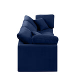 Indulge Navy Velvet Modular Sofa 147Navy-S105 Meridian Furniture