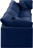 Indulge Navy Velvet Modular Sofa 147Navy-S140 Meridian Furniture