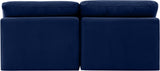 Indulge Navy Velvet Modular Sofa 147Navy-S2 Meridian Furniture