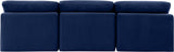 Indulge Navy Velvet Modular Sofa 147Navy-S3 Meridian Furniture