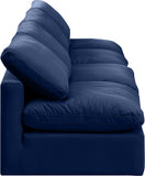 Indulge Navy Velvet Modular Sofa 147Navy-S4 Meridian Furniture