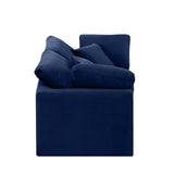 Indulge Navy Velvet Modular Sofa 147Navy-S70 Meridian Furniture