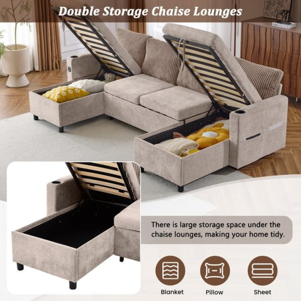 English Elm Swivel Barrel Accent Chair Chenille Tufted Round Club Seat for Living Room Lounge N719S002230D