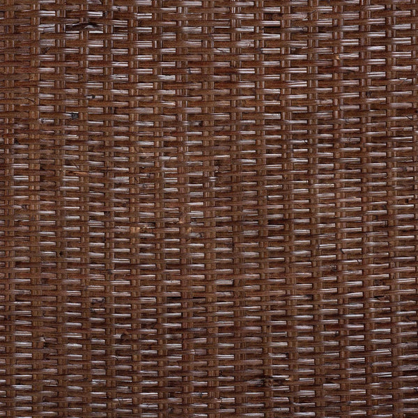 Baxton Studio Bali & Pari Jaelle Handwoven Rattan Arch Headboard Bohemian Bedroom Natural Texture 63.8W x 1.2D x 65H WS239-Coffee Bean/Rattan-HB-Queen