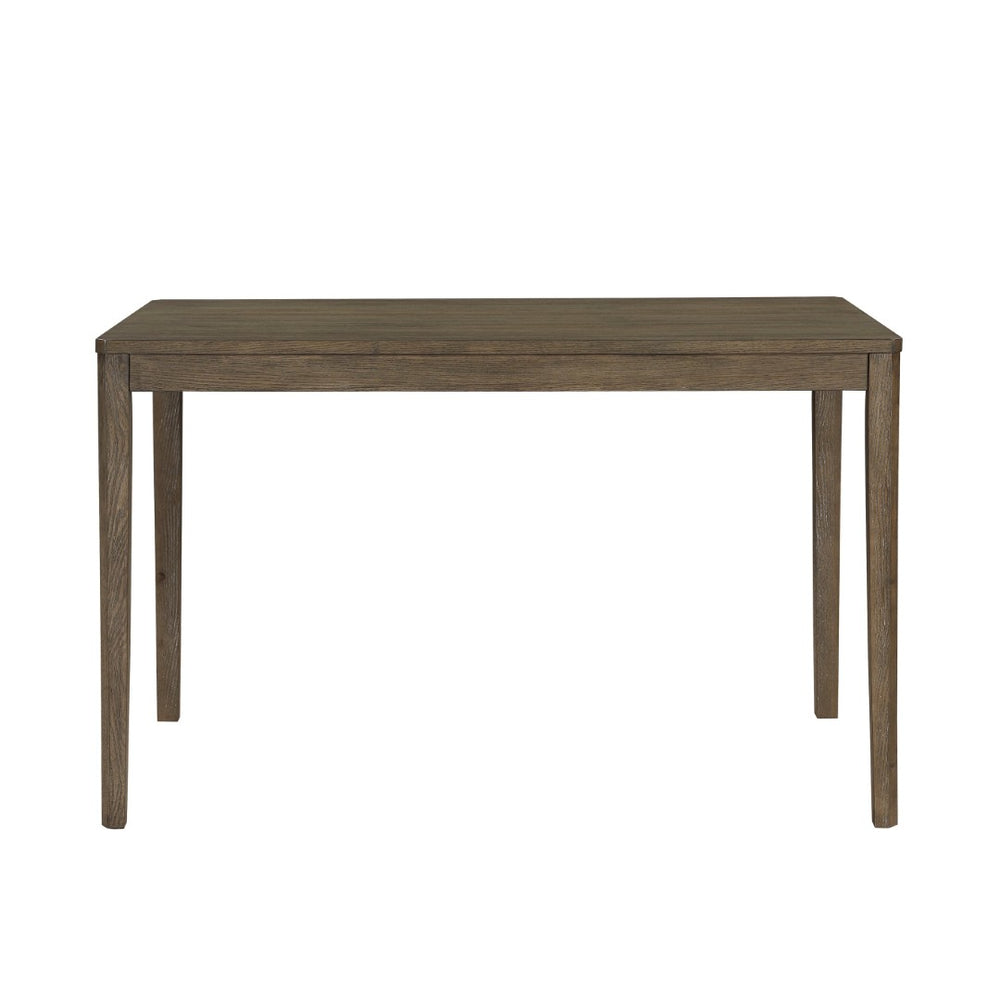 English Elm Stylish 6-Piece Counter Height Dining Set With Bench & Chairs - Light Brown Oak Finish For Comfort! B011P372219-GIGA