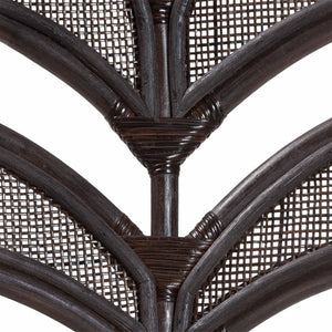 Baxton Studio Bali & Pari Niven Handwoven Rattan Counter Stool Coastal Boho Kitchen Island Seat Niven-Rattan/Coffee Bean-Cushion-CS