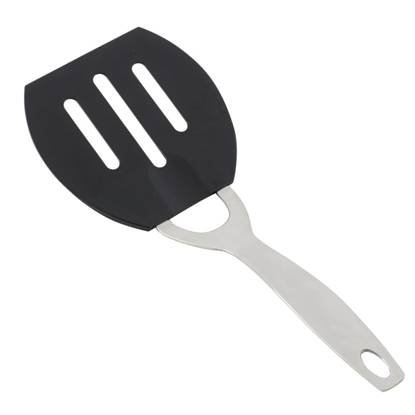 Lenox Stratford Flexible Turner with Stainless Core for Nonstick Pans and Everyday Cooking Tasks Nylon Wide Slotted Turner 14834