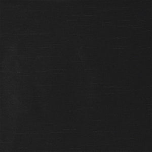 English Elm Twist Tab Lined Window Curtain Panel Black 50X84" - Luxurious Faux Silk For Elegant Home Décor B035P148396-GIGA