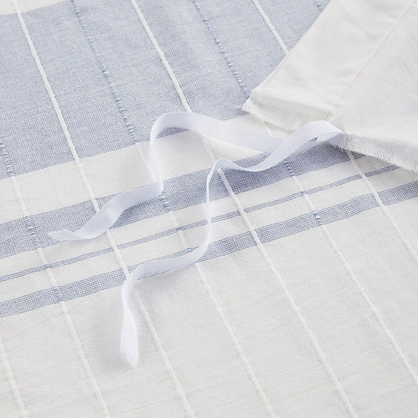 English Elm 5 Piece Cotton Jacquard Duvet Set - Luxurious Full/Queen Bedding With Decorative Pillows & Shams B035P280380