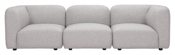 Biak Middle Chair Gray 110367 Zuo Modern