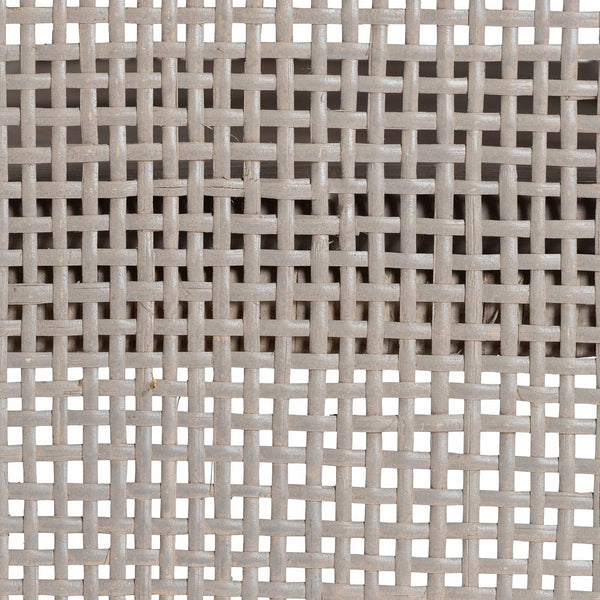 Baxton Studio Bali & Pari Vivan Handwoven Rattan Accent Cabinet with Mahogany Frame for Coastal Interiors Vivan-W81-French Grey-Cabinet