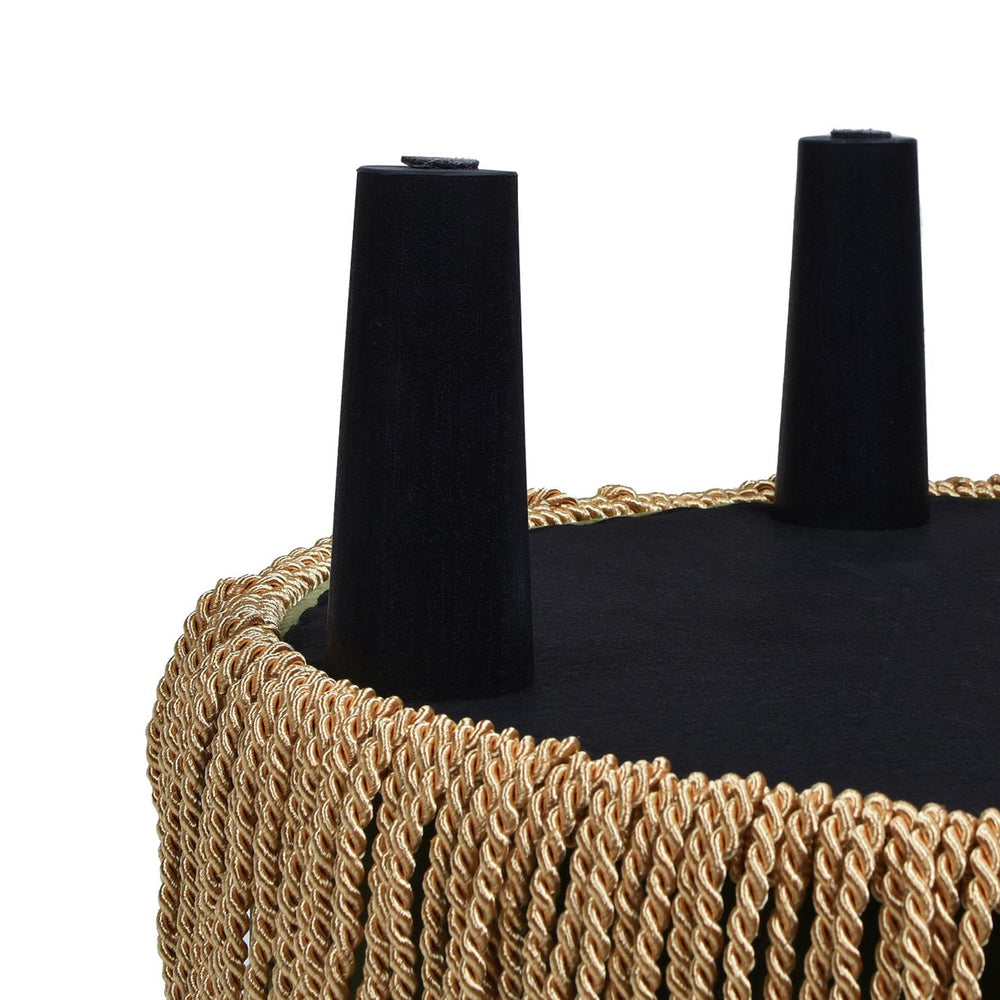 English Elm Jennifer Taylor Home - Yolanda 24" Round Velvet Ottoman - Olive Green, Durable Accent Piece For Living Room Elegance B2719P238168