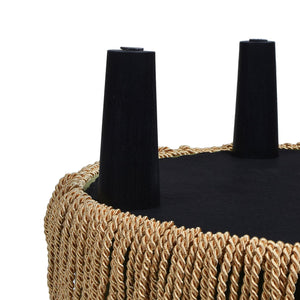 English Elm Jennifer Taylor Home - Yolanda 24" Round Velvet Ottoman - Olive Green, Durable Accent Piece For Living Room Elegance B2719P238168