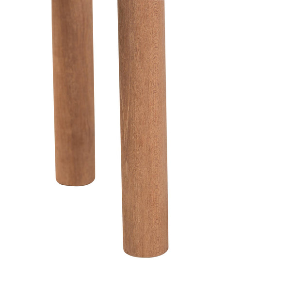 Baxton Studio Bali & Pari Shadi Solid Acacia Wood Sculptural Tripod Stool Handcrafted for Any Room Shadi-Natural-Stool