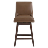 OSP Home Furnishings Allingham 26" Swivel Stool Molasses / Dk Walnut