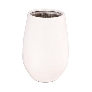 White Textured Vase (14975L A25) Zentique