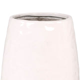 White Textured Vase (14975M A25) Zentique