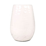 White Textured Vase (14975M A25) Zentique