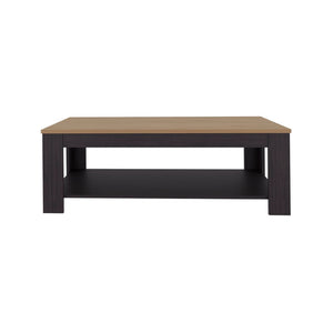 English Elm Bazine Open Shelf Coffee Table Two Tone Finish Modern Living Room Storage B092P439922